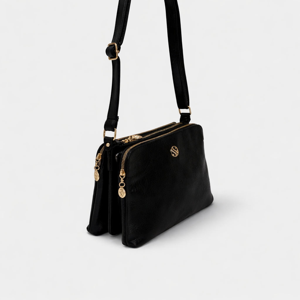 Seul Kadın Siyah Omuz ve Askılı Günlük Şık Çanta