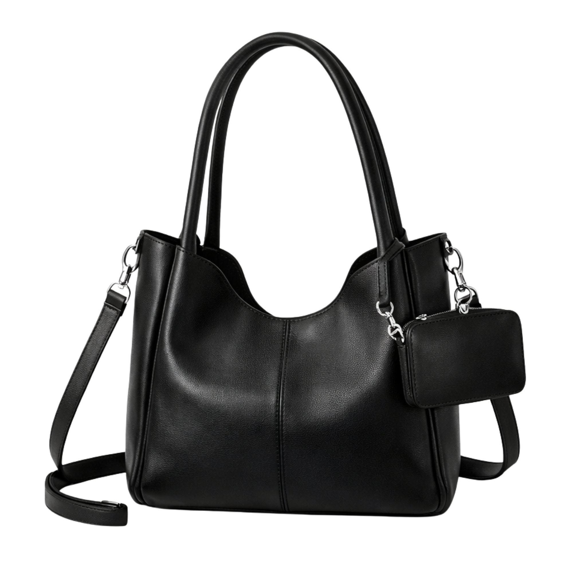 Lizbon Siyah Omuz ve Askılı Günlük Şık Çanta