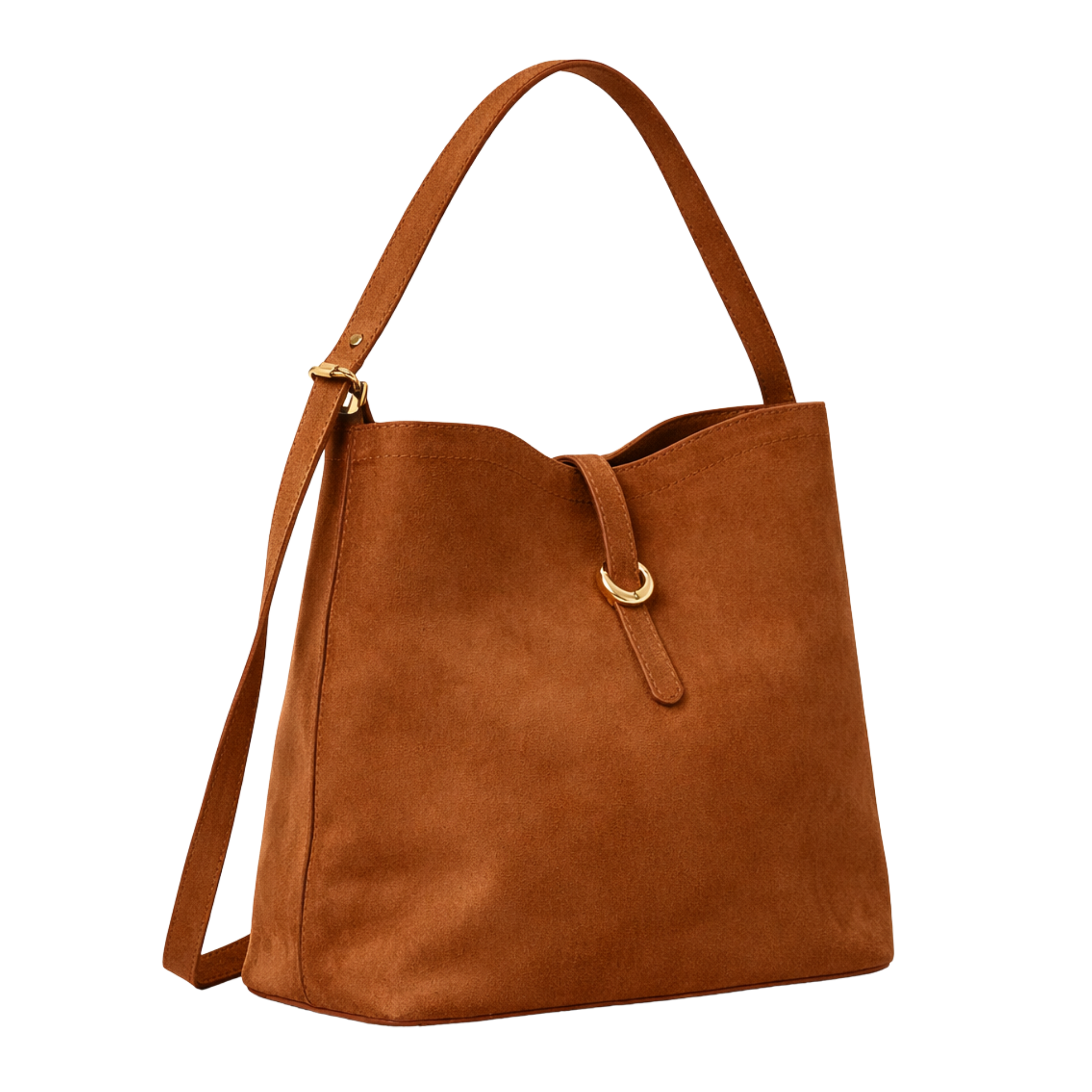 Evora Süet Taba Omuz ve Askılı Günlük Şık Çanta