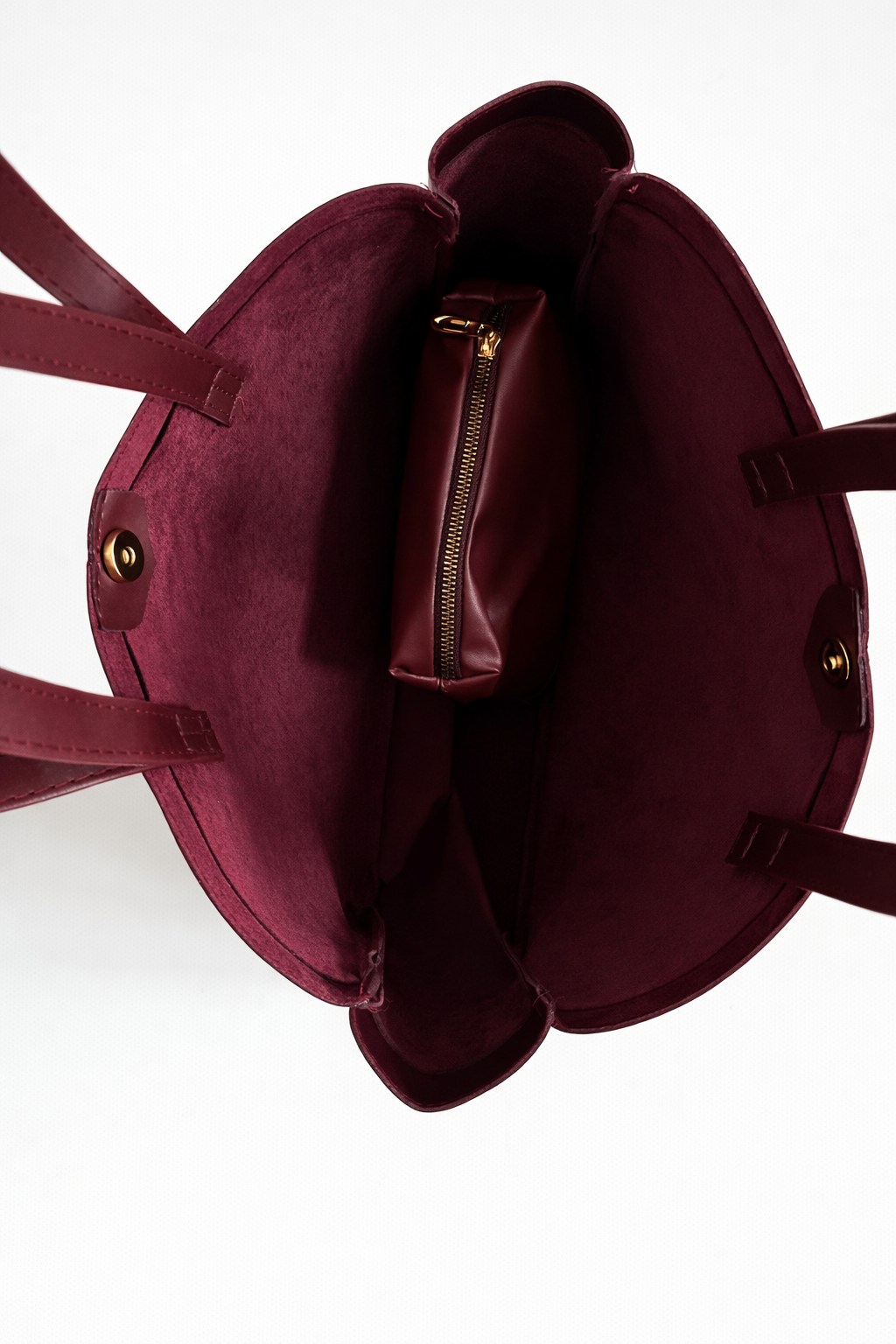 Riga Kadın Günlük Deri Bordo Omuz Çantası