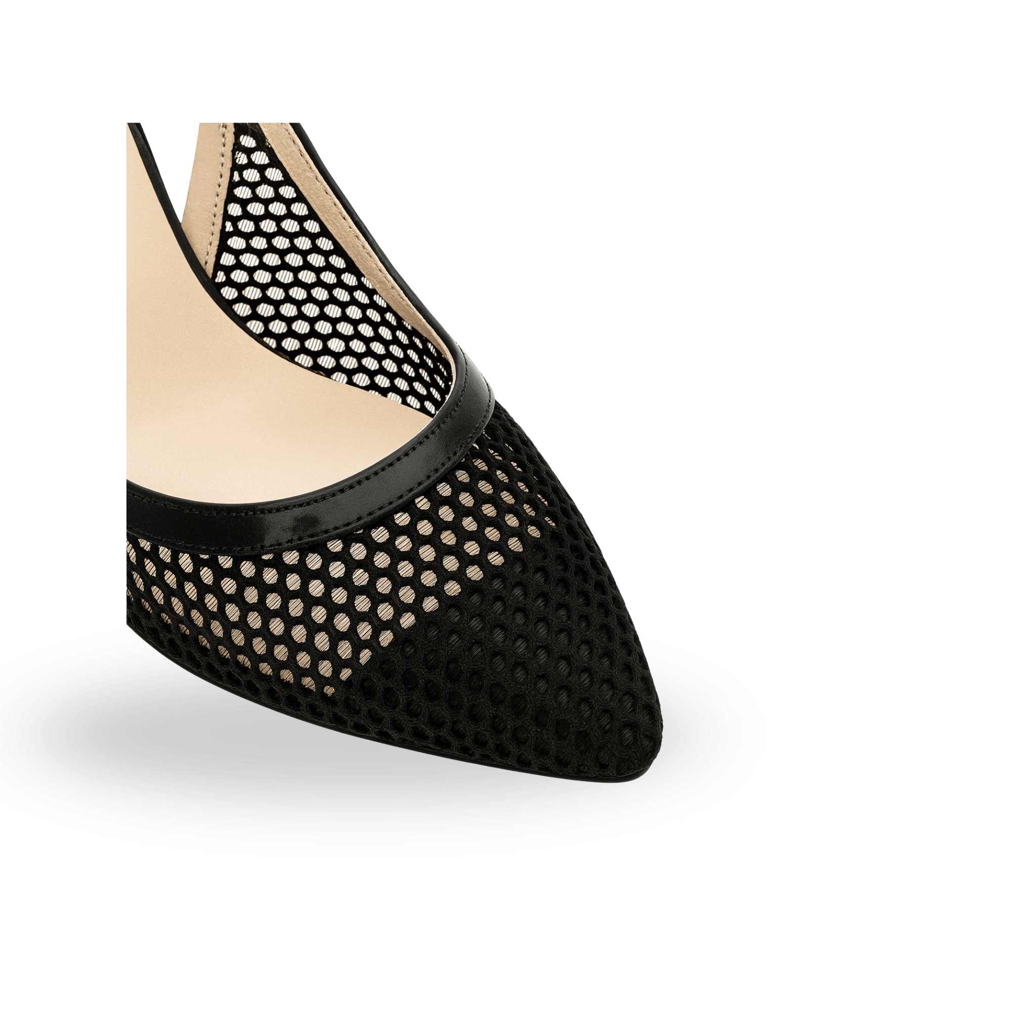 Marj Kadın Fileli Model Kemerli Stiletto Siyah - Ressome.com