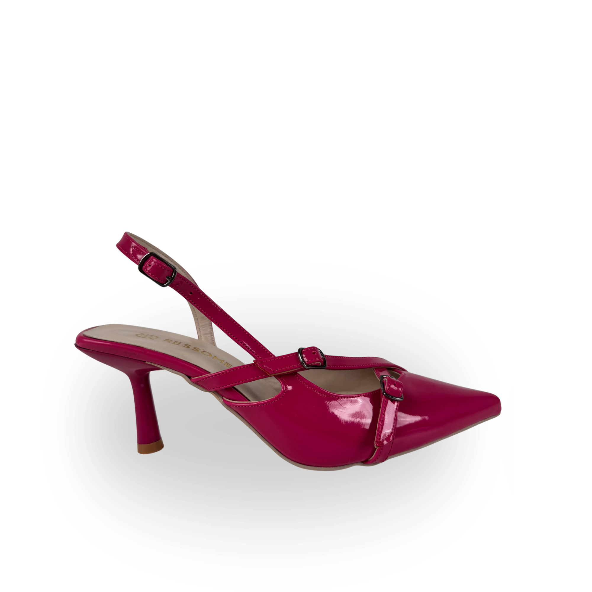 Mary Model Bantlı Kemerli Stiletto Pembe