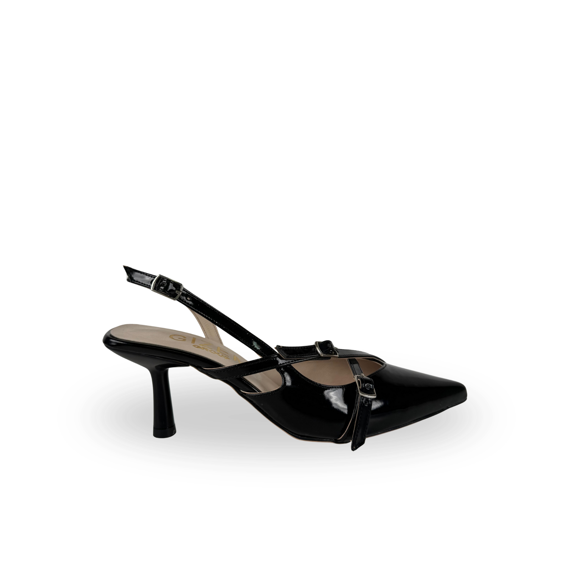 Mary Model Bantlı Kemerli Stiletto Siyah