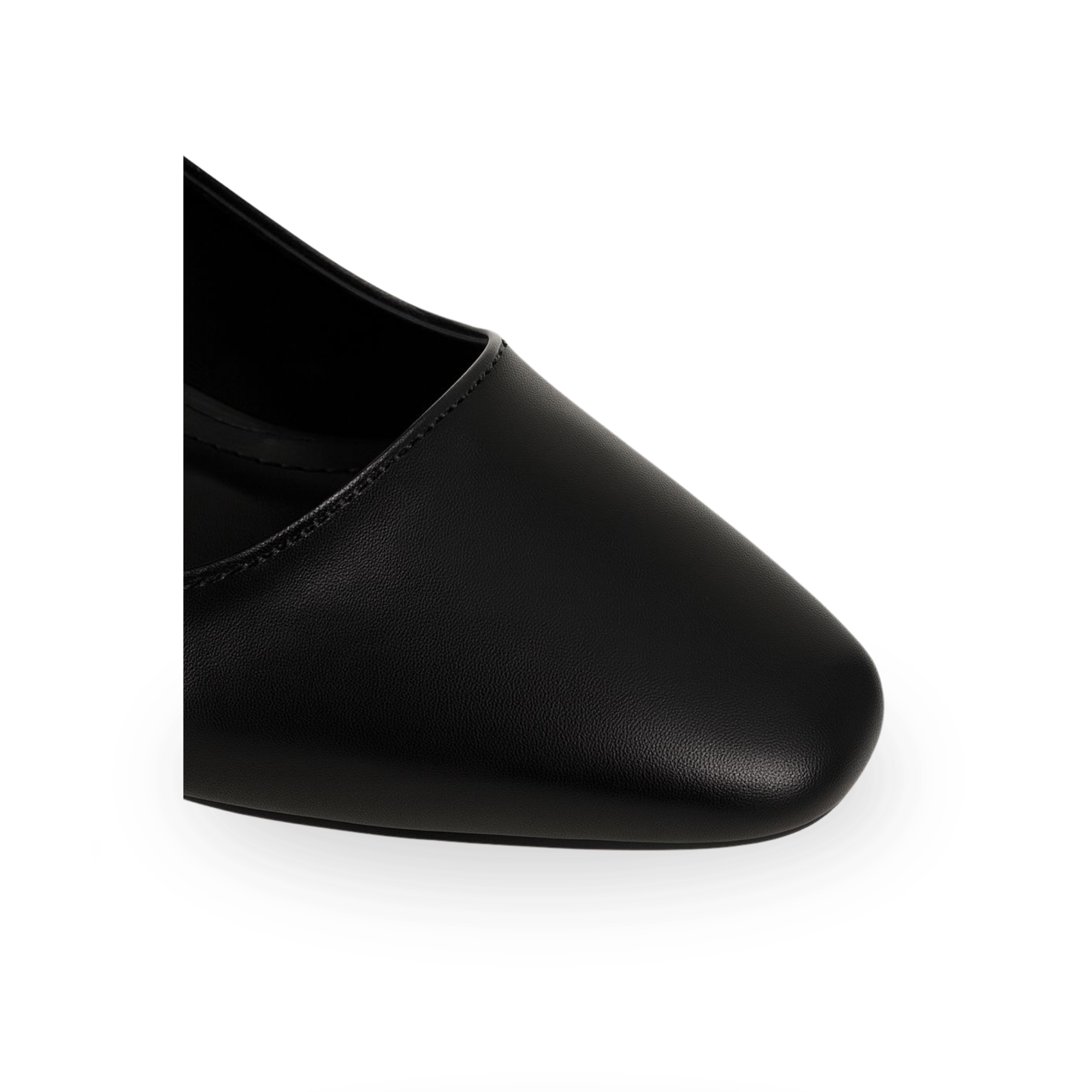 Lena Sky Kadın 3 cm Düşük topuklu Retro Mat Siyah