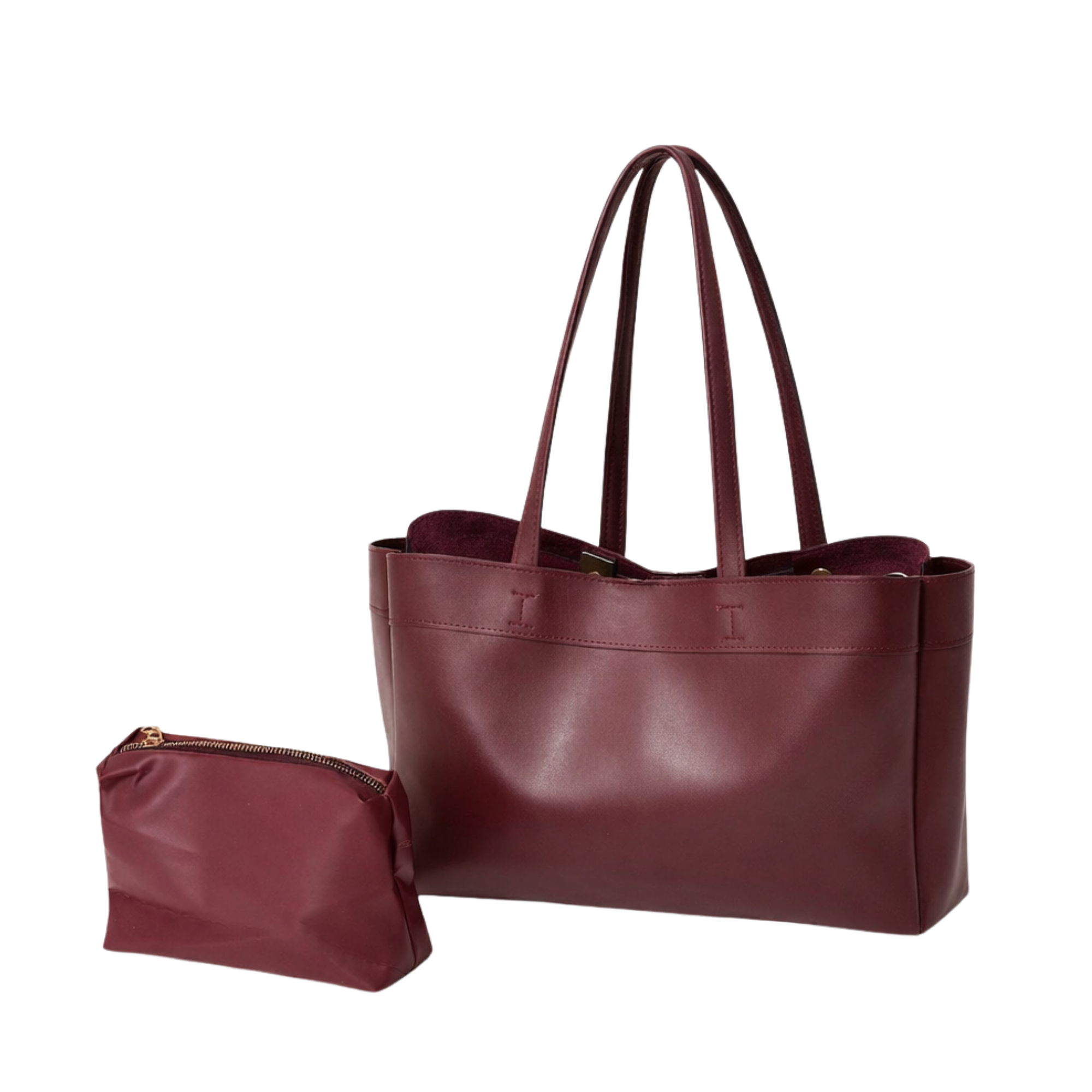 Riga Kadın Günlük Deri Bordo Omuz Çantası