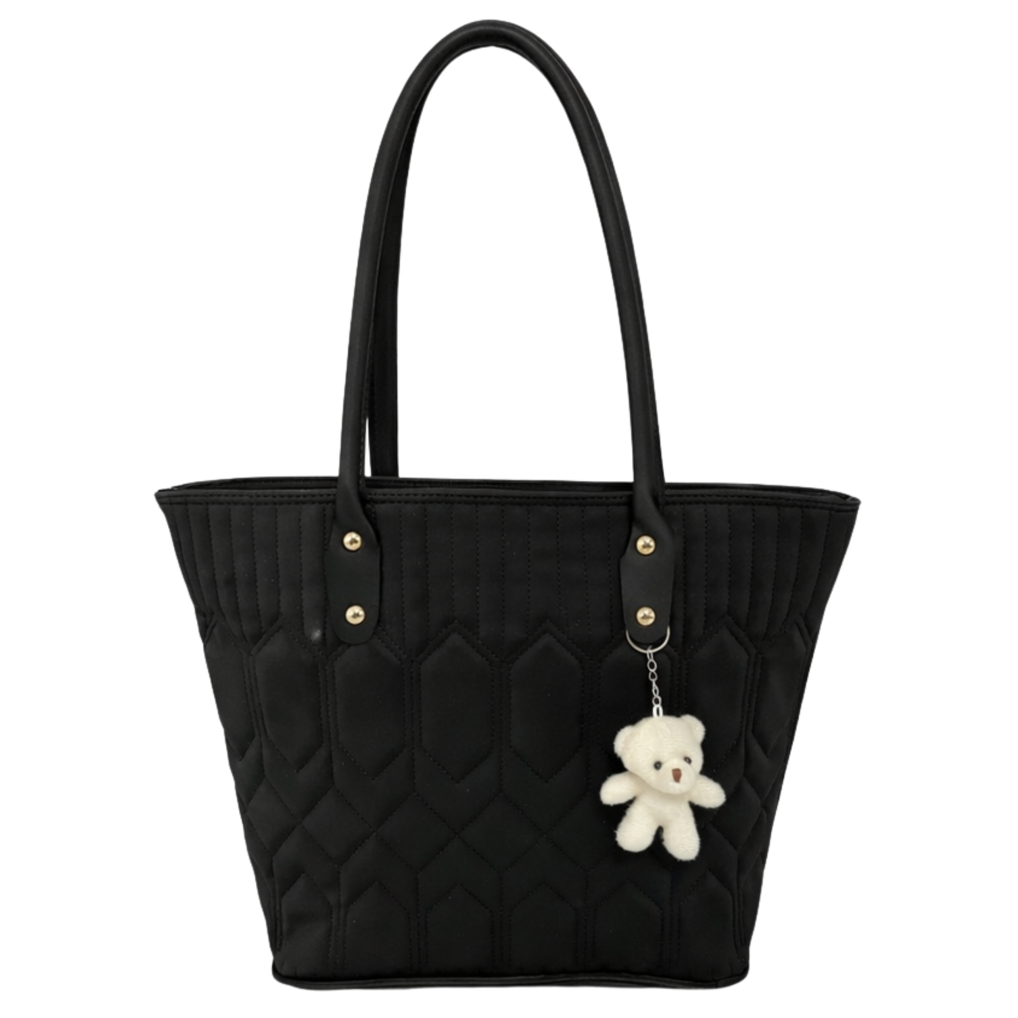 Nara Ayıcık Detaylı Siyah Günlük Çanta