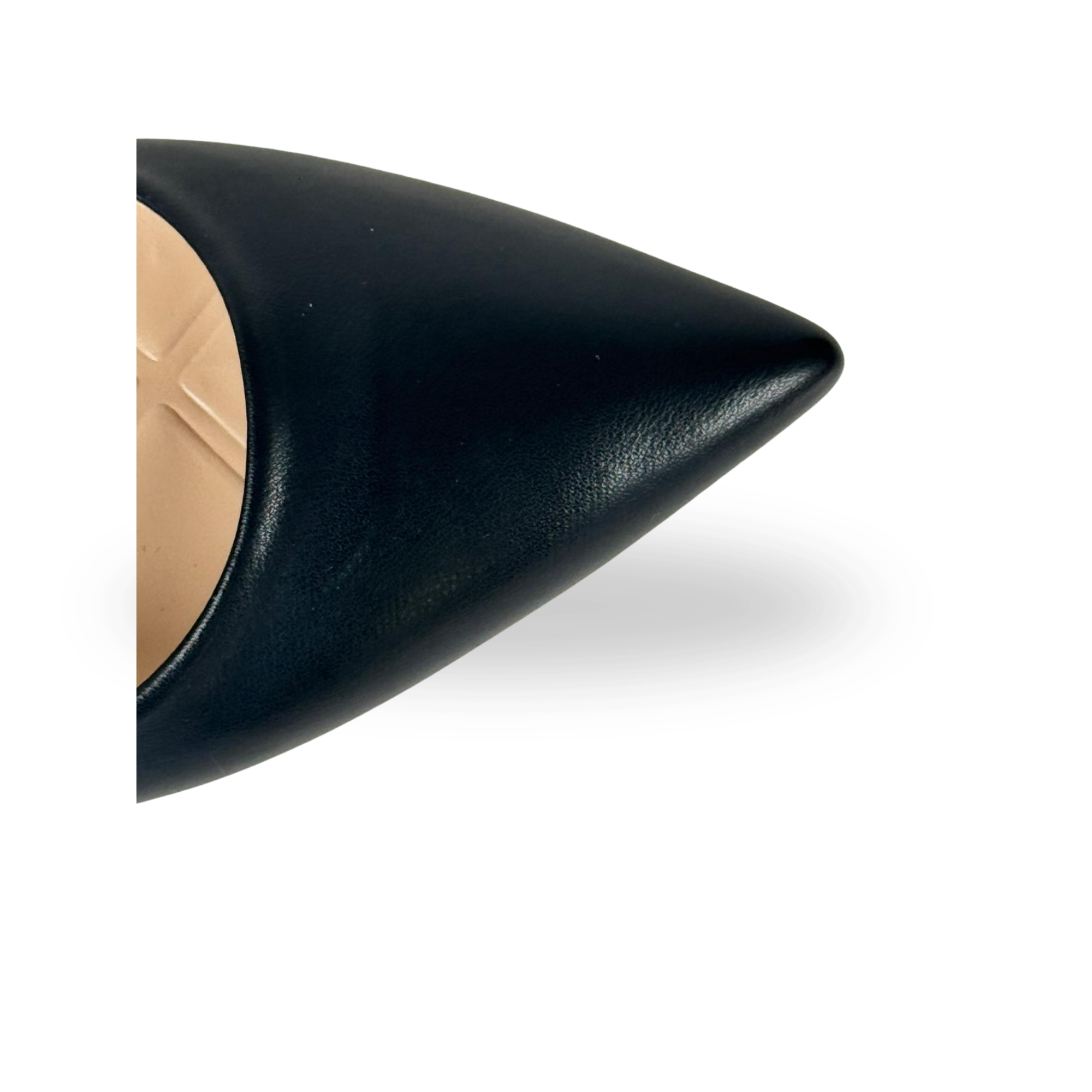 Noır Kadın Siyah Deri 5 Cm Kalın Topuklu Ayakkabı