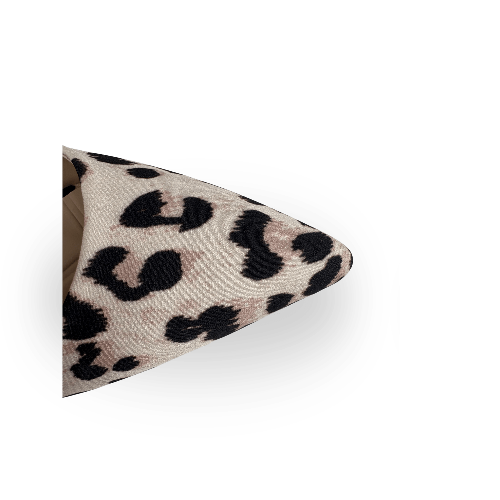 Panya Kadın Leopar Bej Deri 7 Cm Şampanya Topuklu Stiletto - Ressome.com