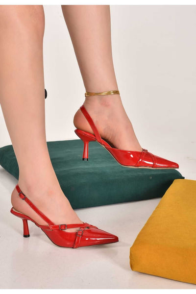 Mary Model Bantlı Kemerli Stiletto