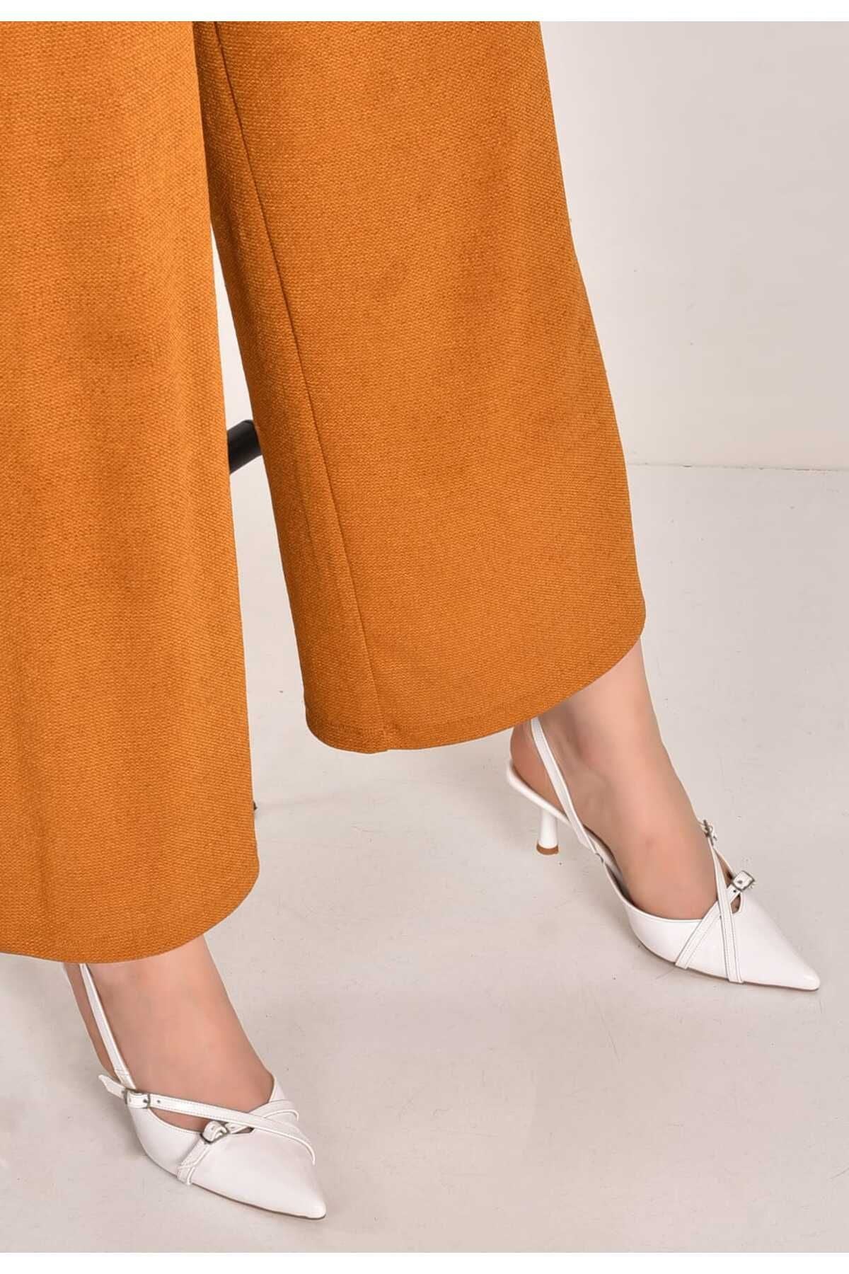 Mary Model Bantlı Kemerli Stiletto